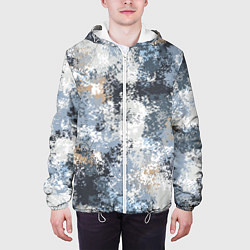 Куртка с капюшоном мужская Камуфляж Василиск Горы, цвет: 3D-белый — фото 2