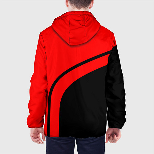 Мужская куртка AMG MERCEDES RED / 3D-Черный – фото 4