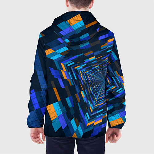 Мужская куртка Geometric pattern Fashion Vanguard / 3D-Черный – фото 4