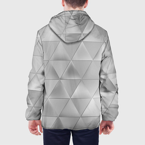 Мужская куртка JAGUR геометрические фигуры / 3D-Черный – фото 4