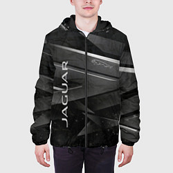 Куртка с капюшоном мужская JAGUR ЯГУАР абстракция, цвет: 3D-черный — фото 2