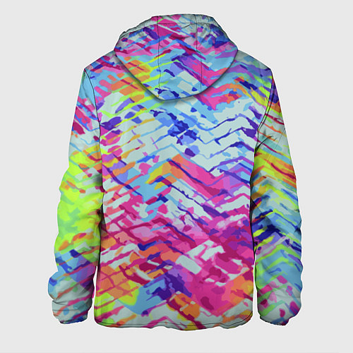 Мужская куртка Color vanguard pattern / 3D-Белый – фото 2