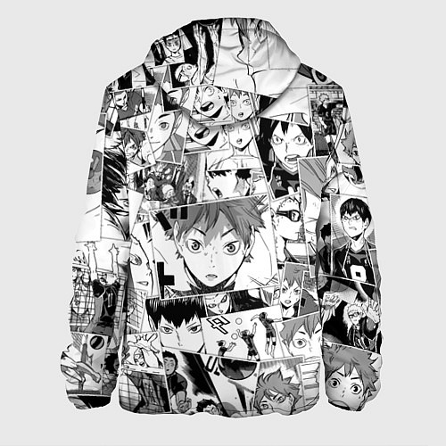 Мужская куртка Волейбол!! pattern / 3D-Черный – фото 2