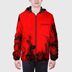 Куртка с капюшоном мужская EXILIA BLACK FIRE, цвет: 3D-черный — фото 2
