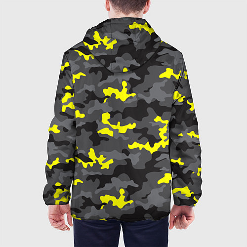 Мужская куртка Камуфляж Серо-Чёрный / 3D-Черный – фото 4