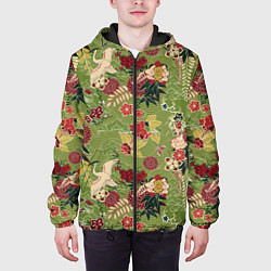Куртка с капюшоном мужская Япония-Китай Сюжет, цвет: 3D-черный — фото 2