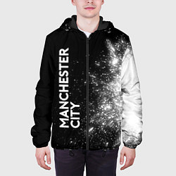 Куртка с капюшоном мужская MANCHESTER CITY Арт По вертикали, цвет: 3D-черный — фото 2