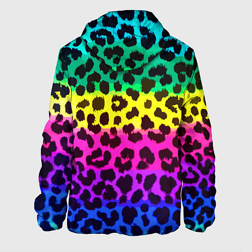 Мужская куртка Leopard Pattern Neon / 3D-Белый – фото 2