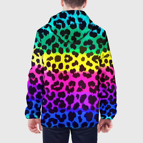 Мужская куртка Leopard Pattern Neon / 3D-Черный – фото 4