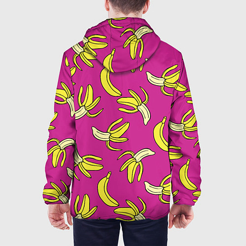 Мужская куртка Banana pattern Summer Color / 3D-Черный – фото 4