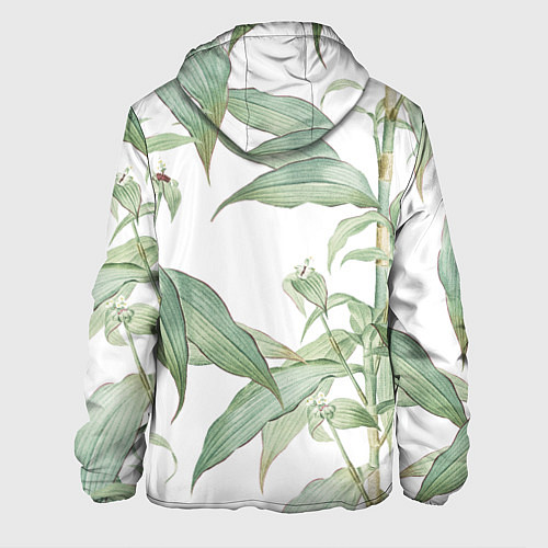 Мужская куртка Цветы Яркая Листва / 3D-Белый – фото 2