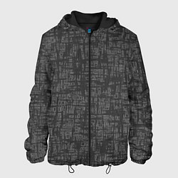 Куртка с капюшоном мужская Дополнение к Город 2 Коллекция Get inspired! 119-9, цвет: 3D-черный