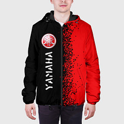 Куртка с капюшоном мужская YAMAHA Yamaha - Спрей, цвет: 3D-черный — фото 2