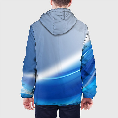 Мужская куртка Цифровая волна / 3D-Черный – фото 4