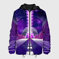 Мужская куртка Vaporwave Neon Space