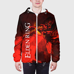 Куртка с капюшоном мужская MALENIA - ELDEN RING ЕЛДЕН РИНГ, цвет: 3D-белый — фото 2