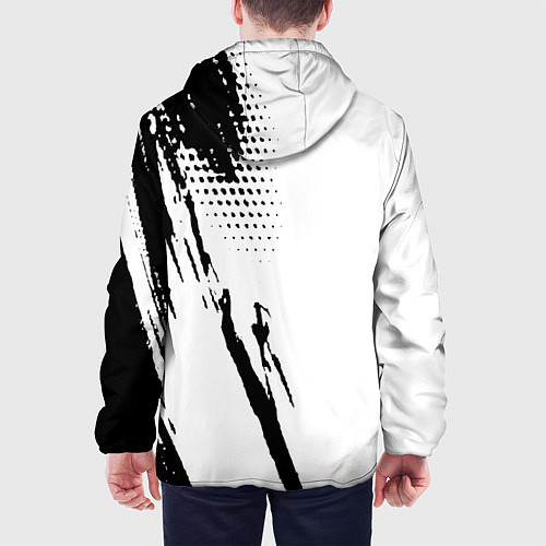 Мужская куртка The prodigy - логотип / 3D-Черный – фото 4