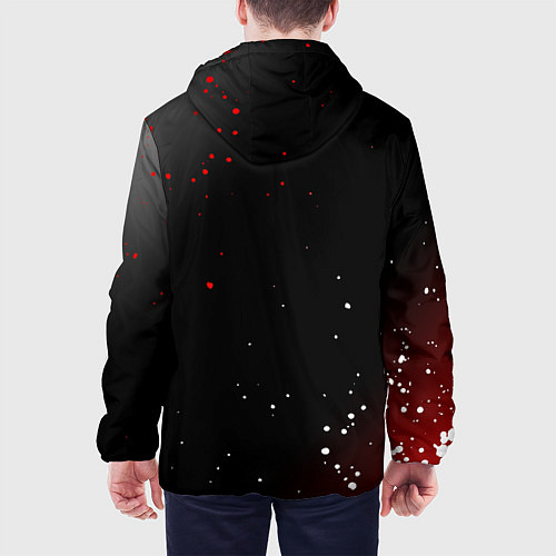 Мужская куртка Undertale брызги красок / 3D-Черный – фото 4