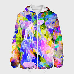Мужская куртка Красочный цветочный узор Весна - Лето 2023 Colorfu