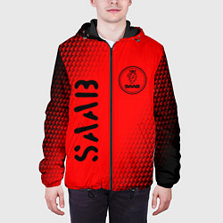 Куртка с капюшоном мужская СААБ SAAB Карбон FS, цвет: 3D-черный — фото 2