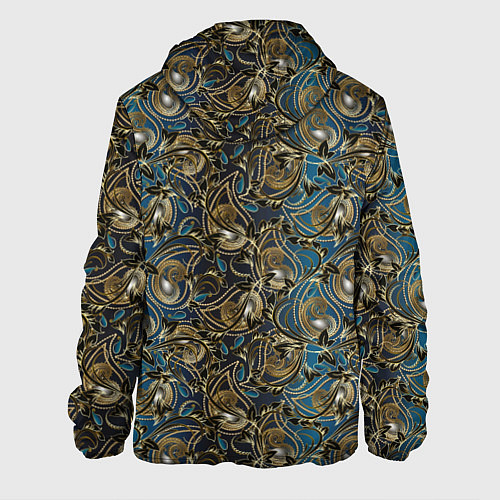 Мужская куртка Классические узоры текстуры / 3D-Белый – фото 2