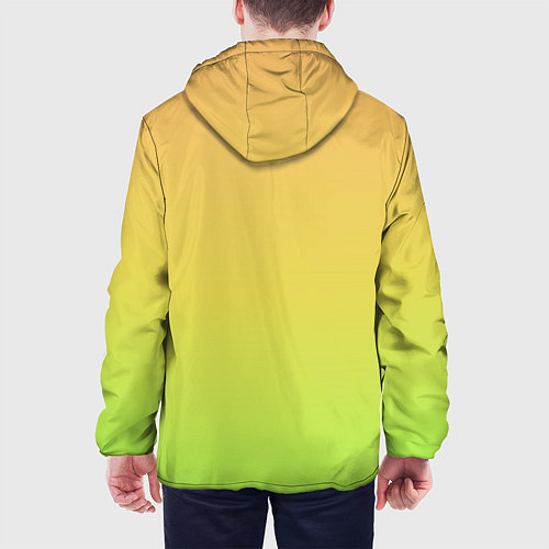 Мужская куртка GRADIEND YELLOW-GREEN / 3D-Черный – фото 4