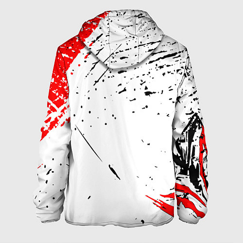 Мужская куртка Берсерк - Berserk logo elements / 3D-Белый – фото 2