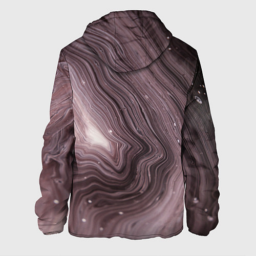 Мужская куртка Не перемешанные краски abstraction / 3D-Белый – фото 2