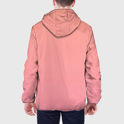 Мужская куртка Gradient Roseanna Orange to pink / 3D-Черный – фото 4