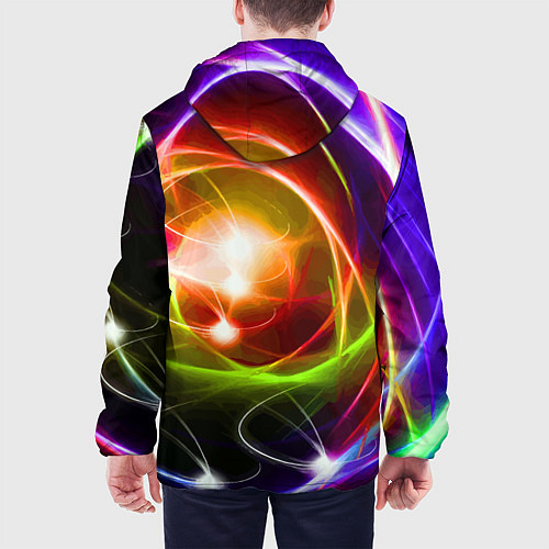 Мужская куртка Галактическое звёздное пространство Galactic Star / 3D-Черный – фото 4