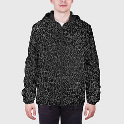 Куртка с капюшоном мужская Привет уроды black, цвет: 3D-черный — фото 2