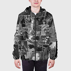 Куртка с капюшоном мужская Дота 2 паттерн, цвет: 3D-черный — фото 2