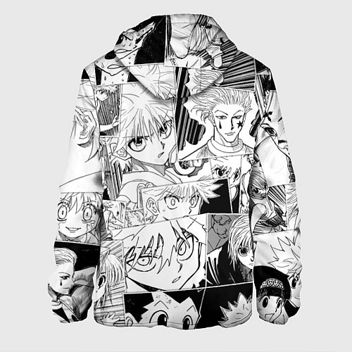 Мужская куртка Hunter x Hunter pattern / 3D-Белый – фото 2