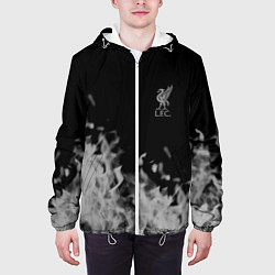 Куртка с капюшоном мужская Liverpool Серое пламя, цвет: 3D-белый — фото 2