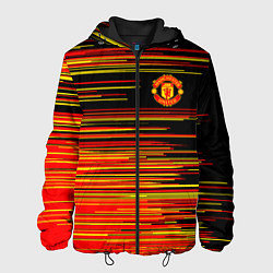 Куртка с капюшоном мужская Манчестер юнайтед manchester united ФКМЮ, цвет: 3D-черный