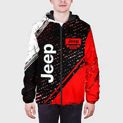 Куртка с капюшоном мужская JEEP - Краска, цвет: 3D-черный — фото 2
