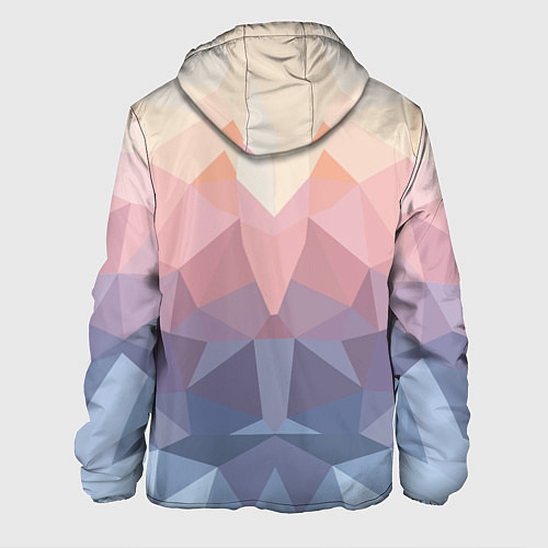 Мужская куртка Полигональная свежесть 2022 / 3D-Белый – фото 2