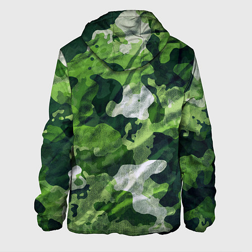 Мужская куртка Camouflage Pattern Камуфляж Паттерн / 3D-Белый – фото 2