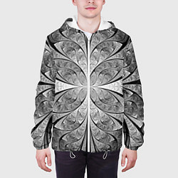 Куртка с капюшоном мужская Надёжная листовая броня Reliable sheet armor, цвет: 3D-белый — фото 2