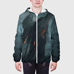 Куртка с капюшоном мужская Leos Падший Ангел Одиночества, цвет: 3D-белый — фото 2