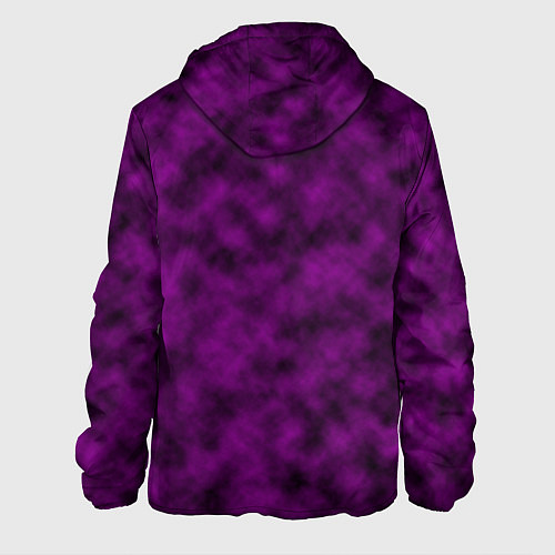 Мужская куртка Черно-пурпурная облачность / 3D-Белый – фото 2