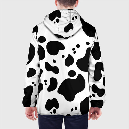 Мужская куртка Пятна Далматина / 3D-Черный – фото 4