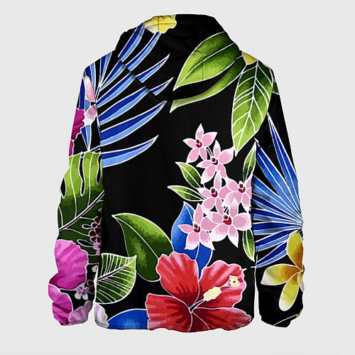 Мужская куртка Floral vanguard composition Летняя ночь Fashion tr / 3D-Черный – фото 2