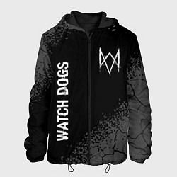 Мужская куртка Watch Dogs Glitch на темном фоне