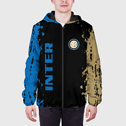 Куртка с капюшоном мужская Интер inter, цвет: 3D-черный — фото 2