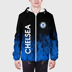 Куртка с капюшоном мужская Chelsea пламя, цвет: 3D-белый — фото 2