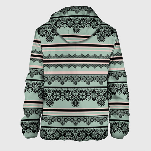 Мужская куртка Black lace черное кружево / 3D-Черный – фото 2