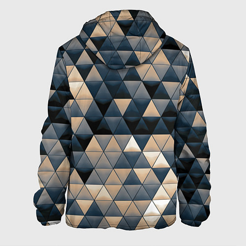 Мужская куртка Кибернетическая стена / 3D-Белый – фото 2