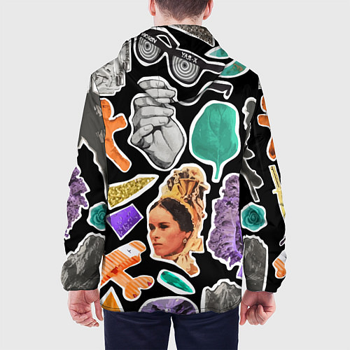 Мужская куртка Underground pattern Fashion trend / 3D-Черный – фото 4