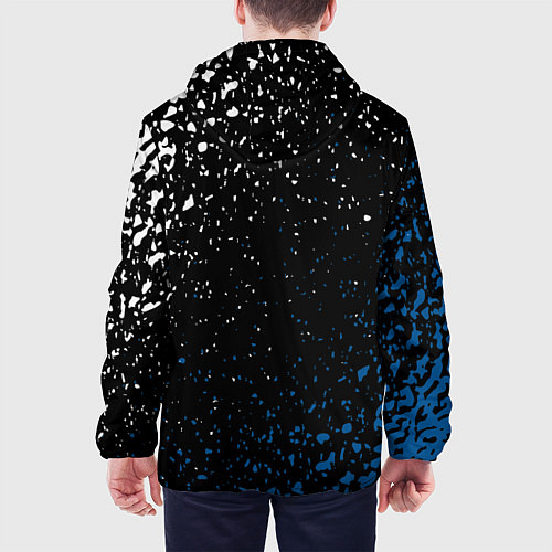 Мужская куртка Psg брызги красок / 3D-Черный – фото 4